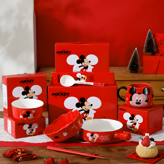 Mickey Mouse Porcelain Set 6 Pcs